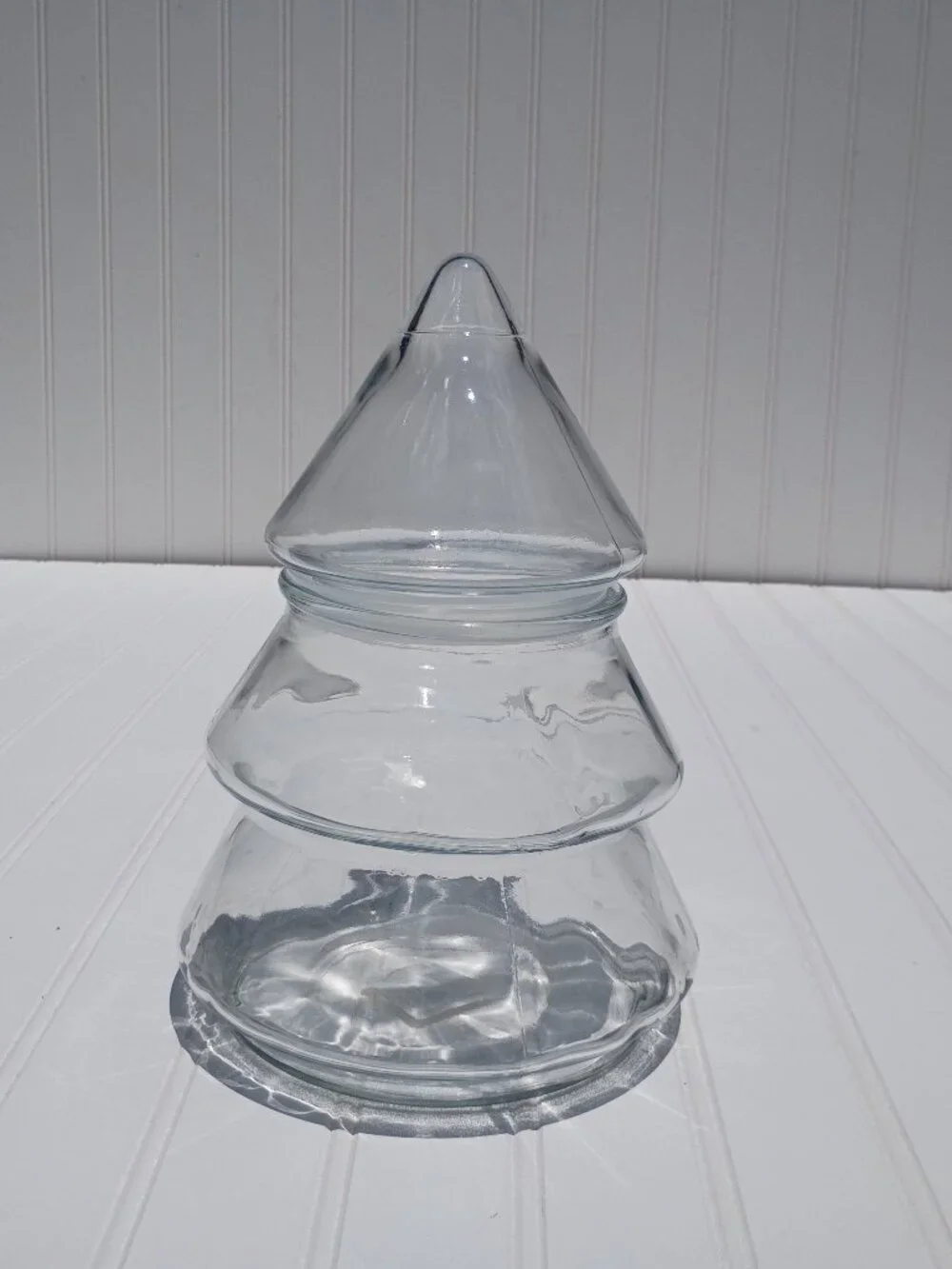 Vintage Anchor Hocking Christmas Tree Shaped 9.5